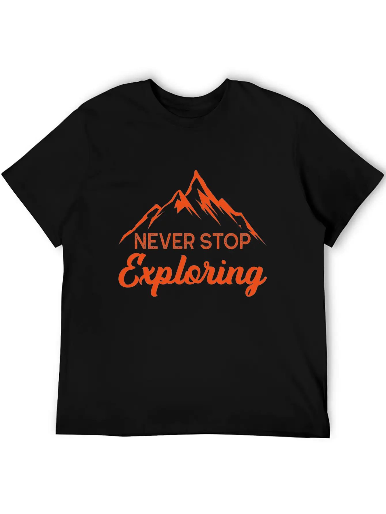 Never Stop Exploring Gift Nature Planet Forest Unisex Casual T-Shirt – Clean Design For Daily Comfort