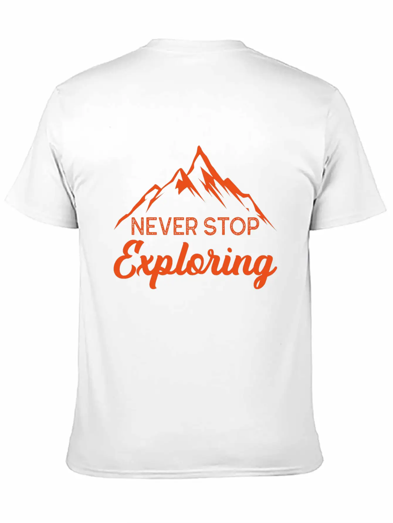 Never Stop Exploring Gift Nature Planet Forest Unisex Casual T-Shirt – Clean Design For Daily Comfort