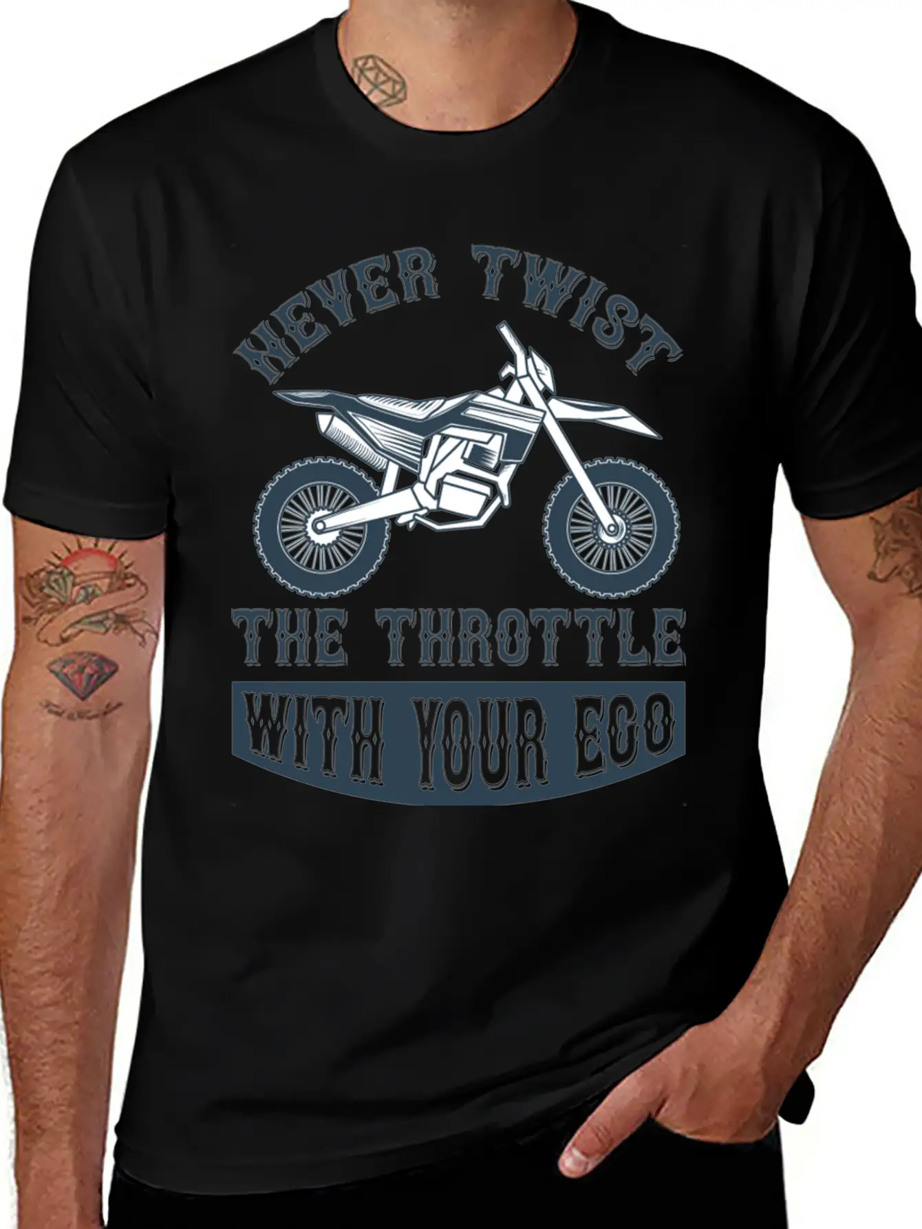 Never Twist The Trothttle With Your Ego Timeless Short Sleeve Tee – Comfy And Minimalist Design