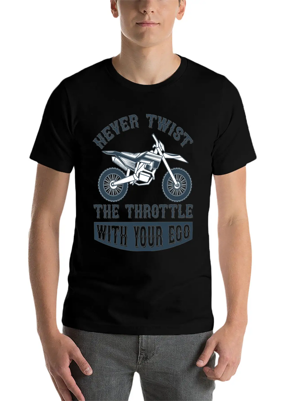 Never Twist The Trothttle With Your Ego Timeless Short Sleeve Tee – Comfy And Minimalist Design