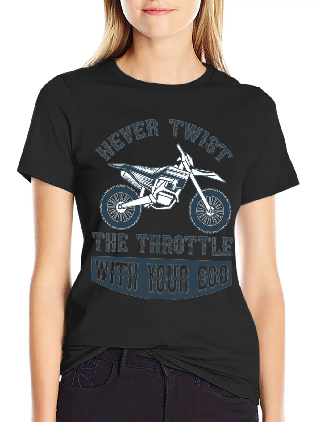 Never Twist The Trothttle With Your Ego Timeless Short Sleeve Tee – Comfy And Minimalist Design