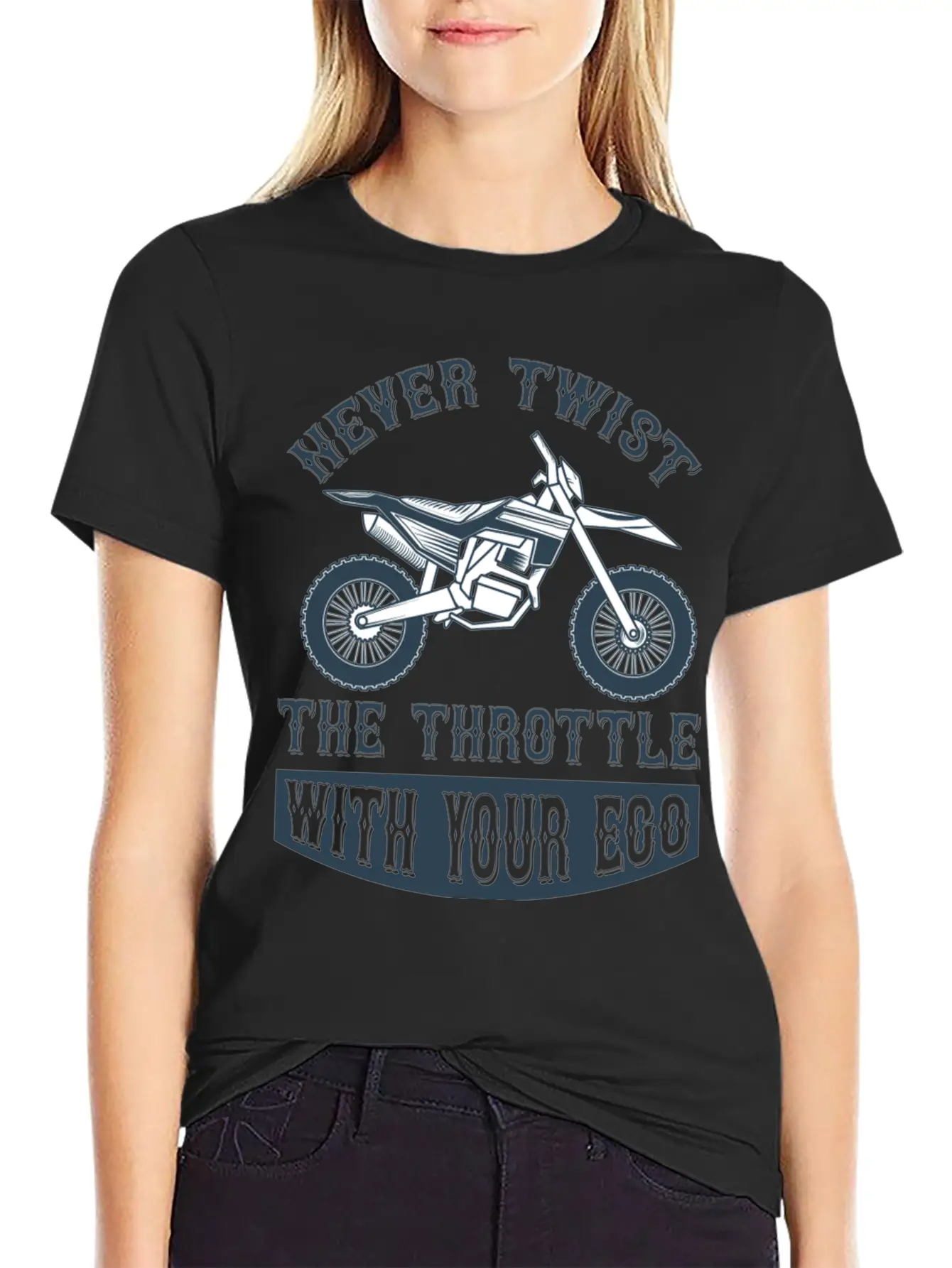 Never Twist The Trothttle With Your Ego Timeless Short Sleeve Tee – Comfy And Minimalist Design