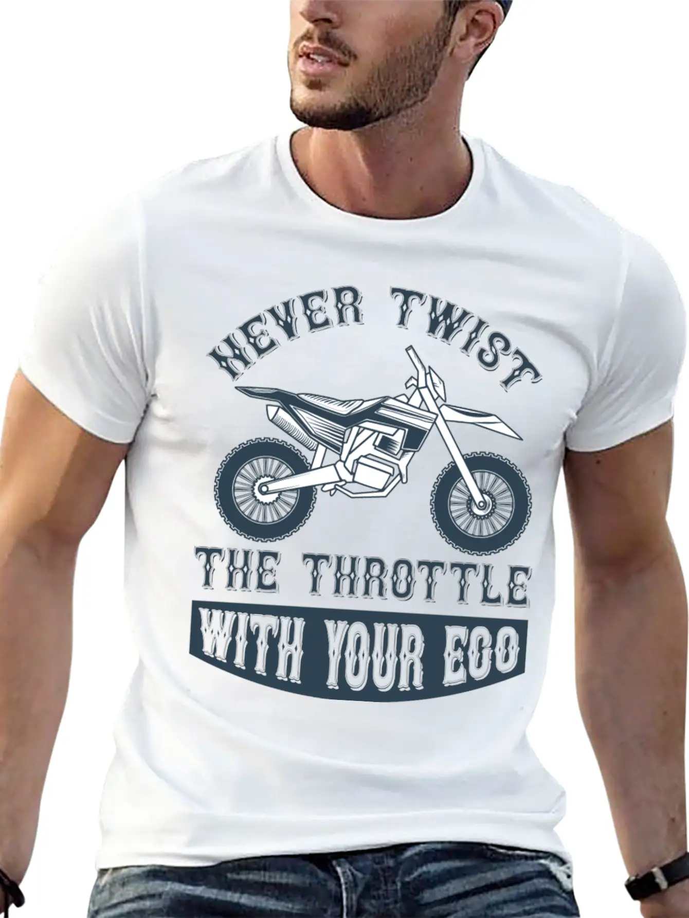 Never Twist The Trothttle With Your Ego Timeless Short Sleeve Tee – Comfy And Minimalist Design