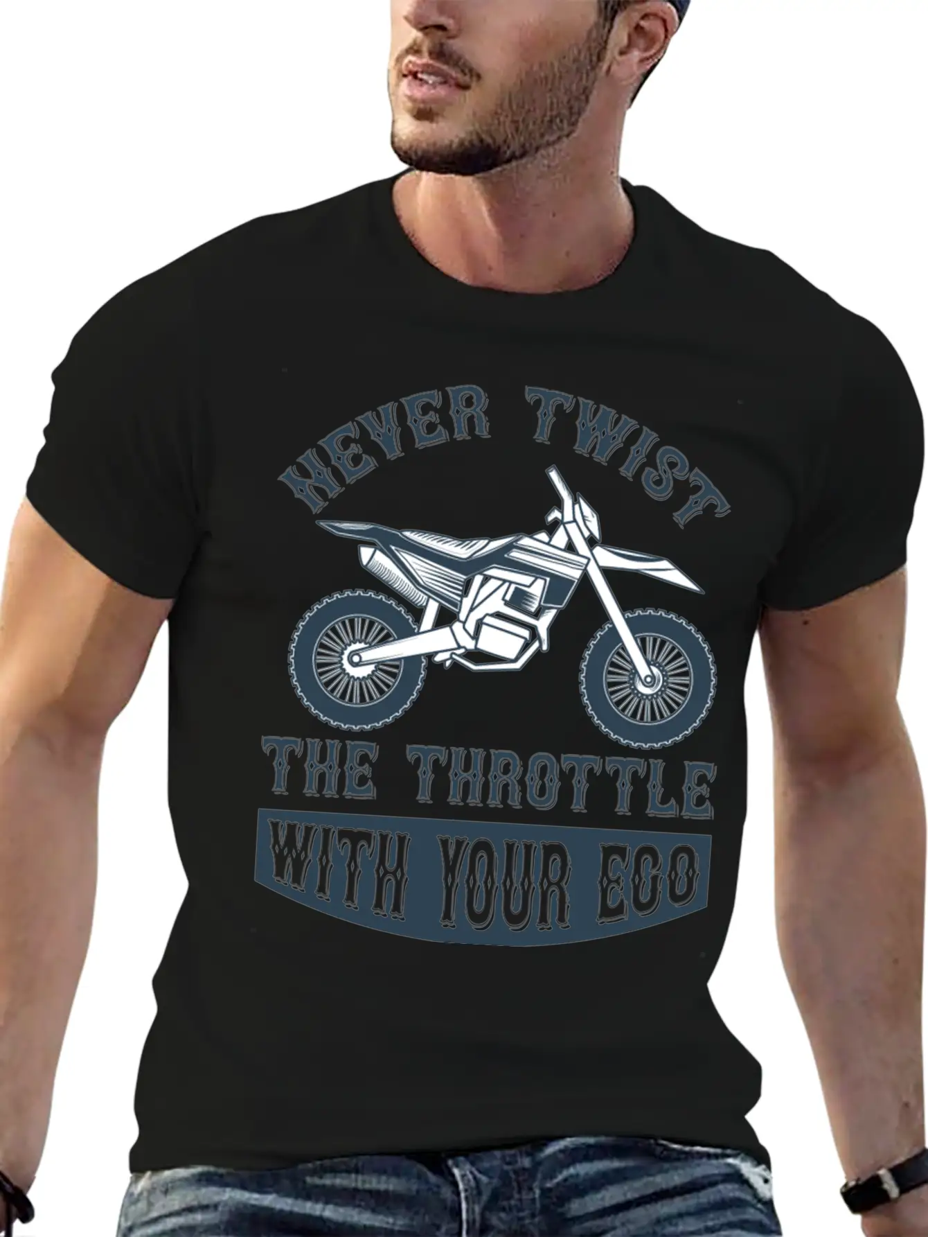 Never Twist The Trothttle With Your Ego Timeless Short Sleeve Tee – Comfy And Minimalist Design