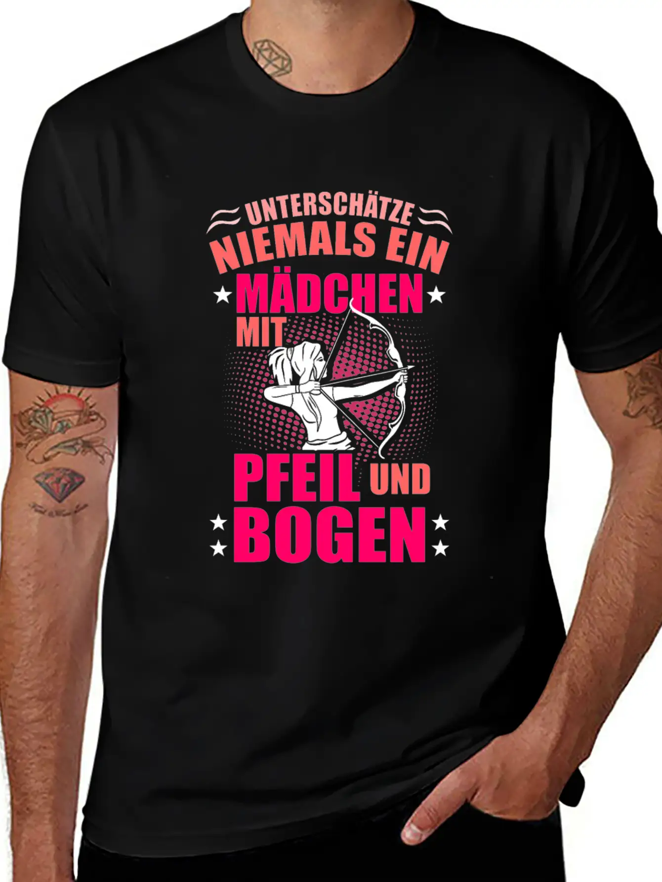 Never Underestimate A Girl Archery Breathable Soft Cotton T-Shirt – Timeless Casual Look