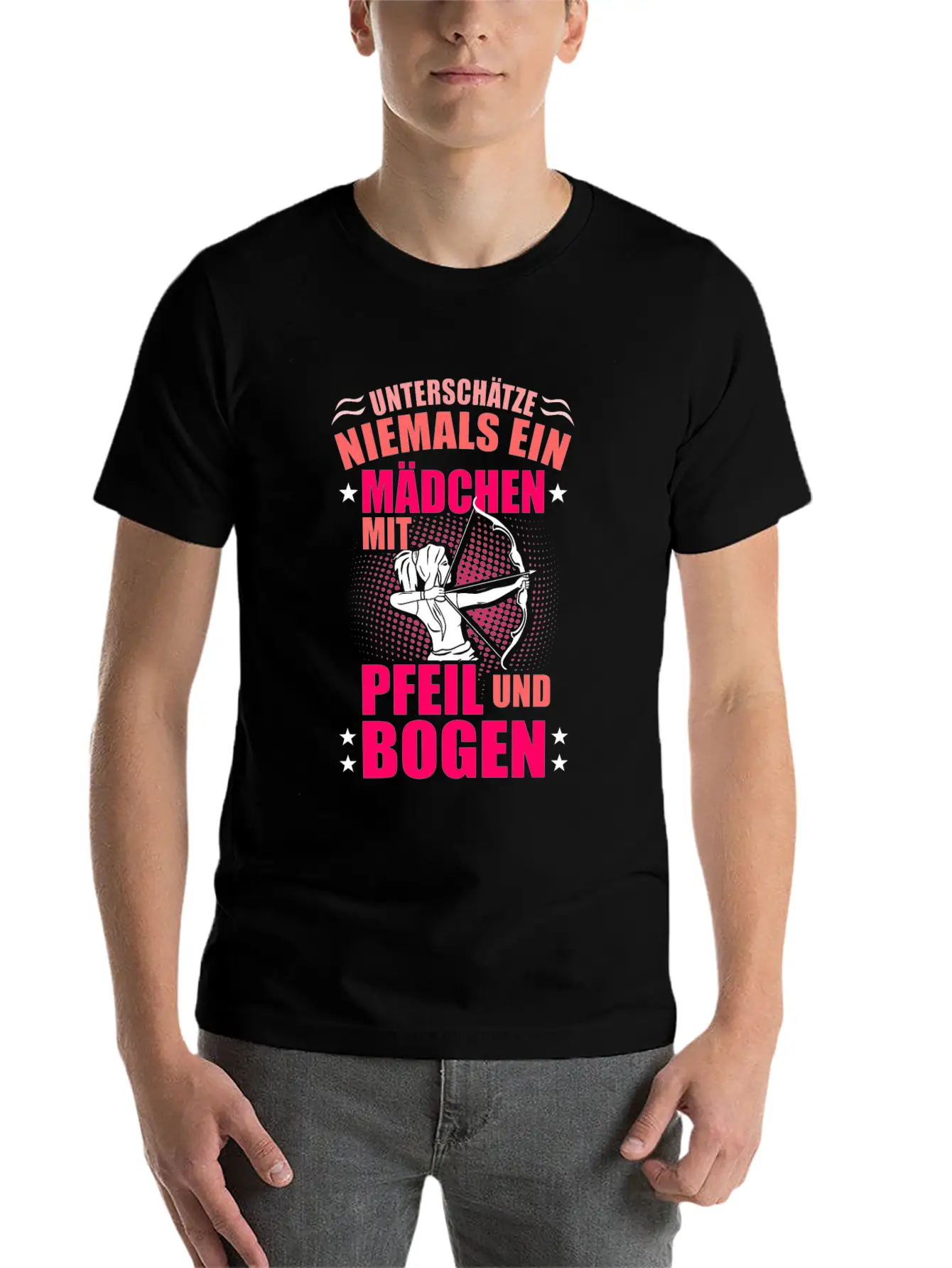 Never Underestimate A Girl Archery Breathable Soft Cotton T-Shirt – Timeless Casual Look