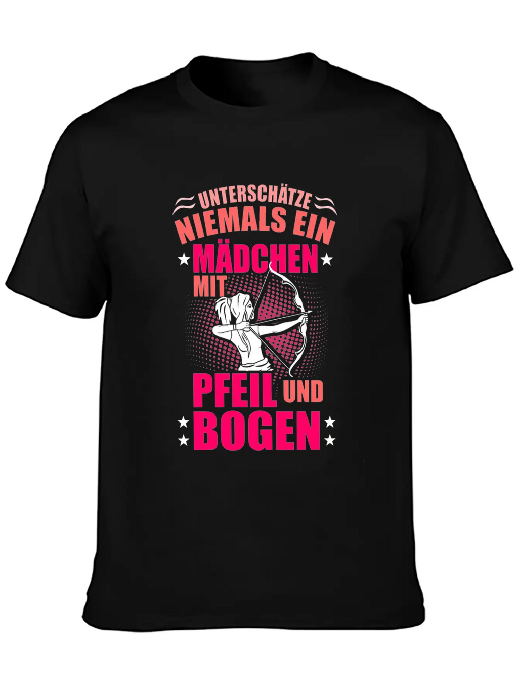 Never Underestimate A Girl Archery Breathable Soft Cotton T-Shirt – Timeless Casual Look