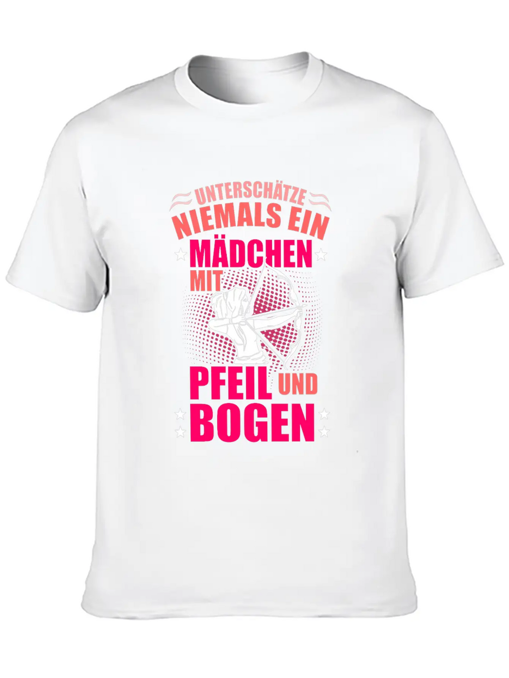 Never Underestimate A Girl Archery Breathable Soft Cotton T-Shirt – Timeless Casual Look