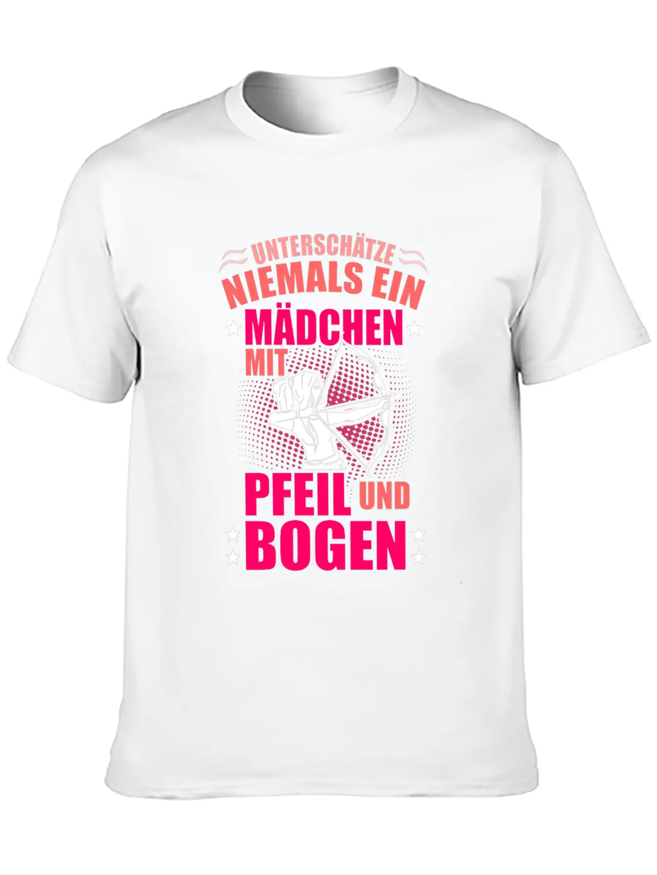 Never Underestimate A Girl Archery Breathable Soft Cotton T-Shirt – Timeless Casual Look
