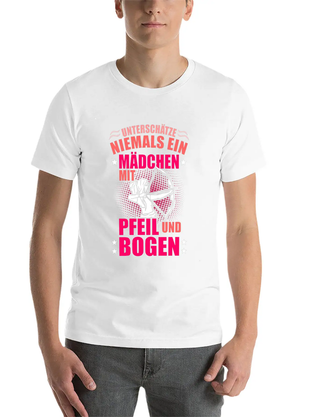 Never Underestimate A Girl Archery Breathable Soft Cotton T-Shirt – Timeless Casual Look