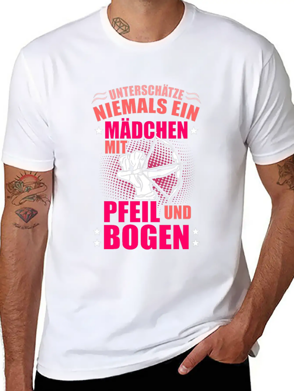 Never Underestimate A Girl Archery Breathable Soft Cotton T-Shirt – Timeless Casual Look