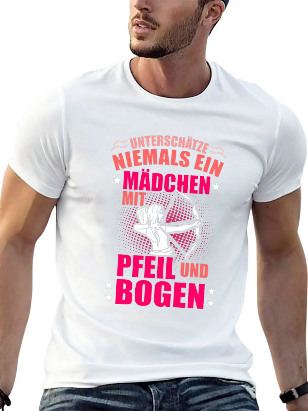 Never Underestimate A Girl Archery Breathable Soft Cotton T-Shirt – Timeless Casual Look
