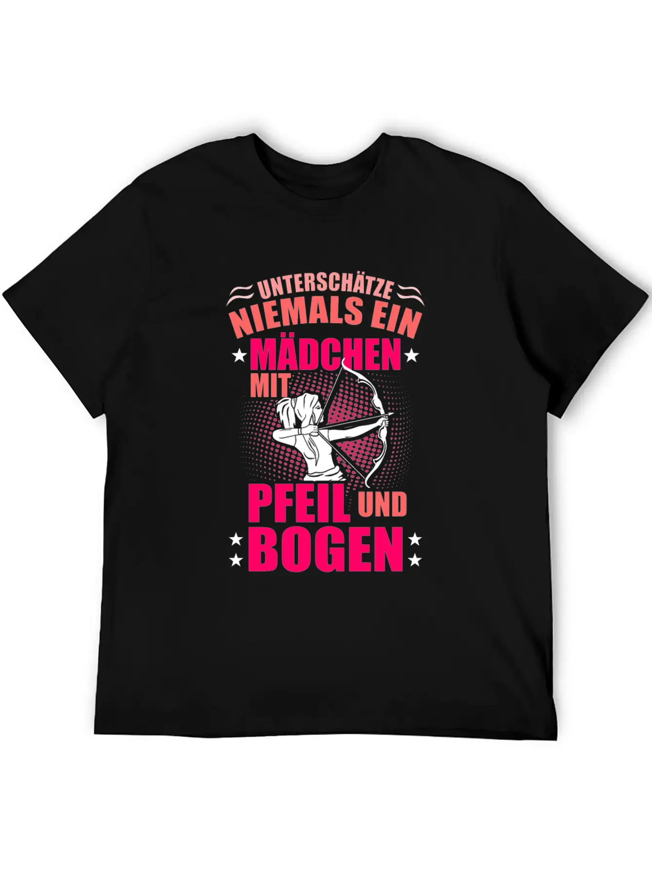 Never Underestimate A Girl Archery Breathable Soft Cotton T-Shirt – Timeless Casual Look