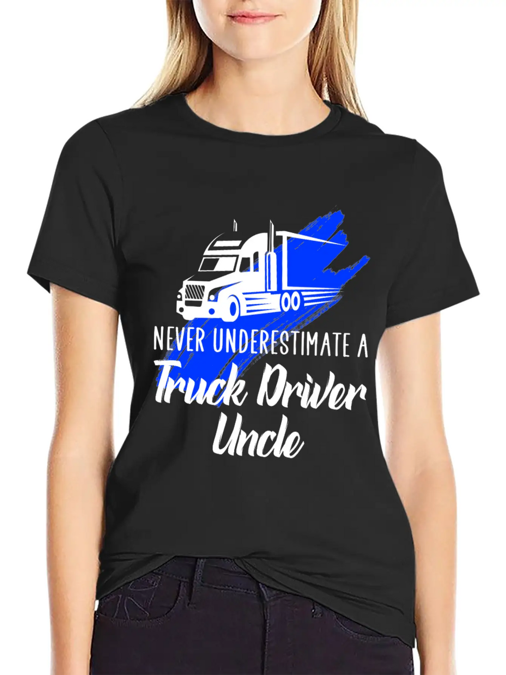Never Underestimate A Truck Driver Timeless Short Sleeve Tee – Comfy And Minimalist Design