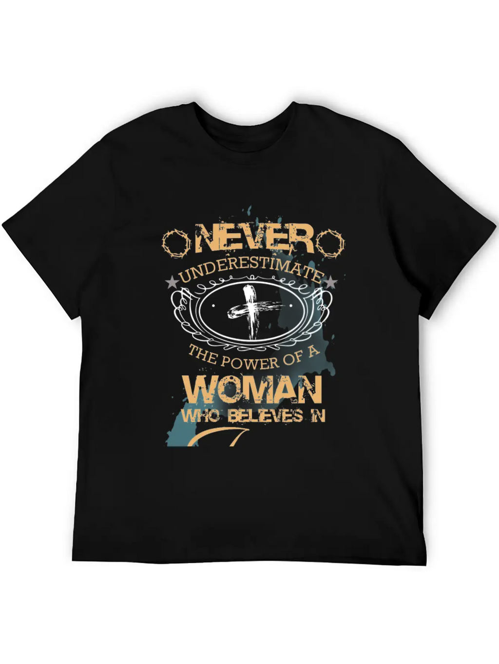 NEVER UNDERESTIMATE THE POWER OF THE WOMAN Classic Cotton Tee – Unisex Comfort For Any Season