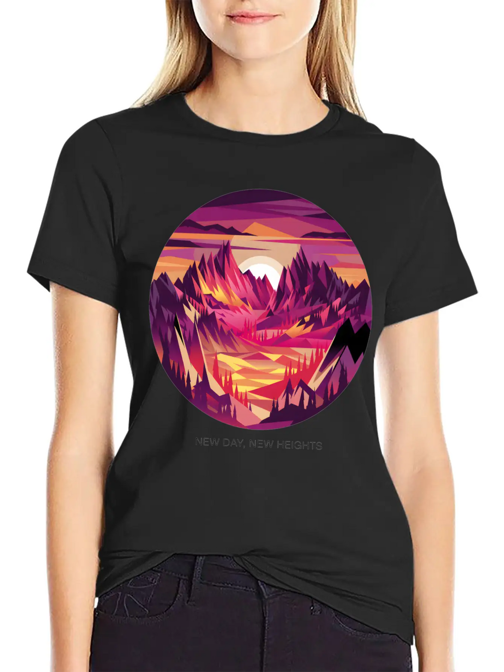 New Day, New Heights Essential Cotton Tee For Daily Outfits – Unisex Style