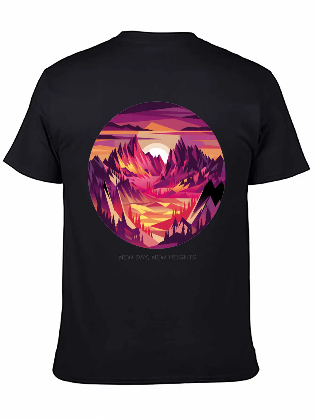 New Day, New Heights Stylish Everyday T-Shirt – Unisex Basic Cotton Tee