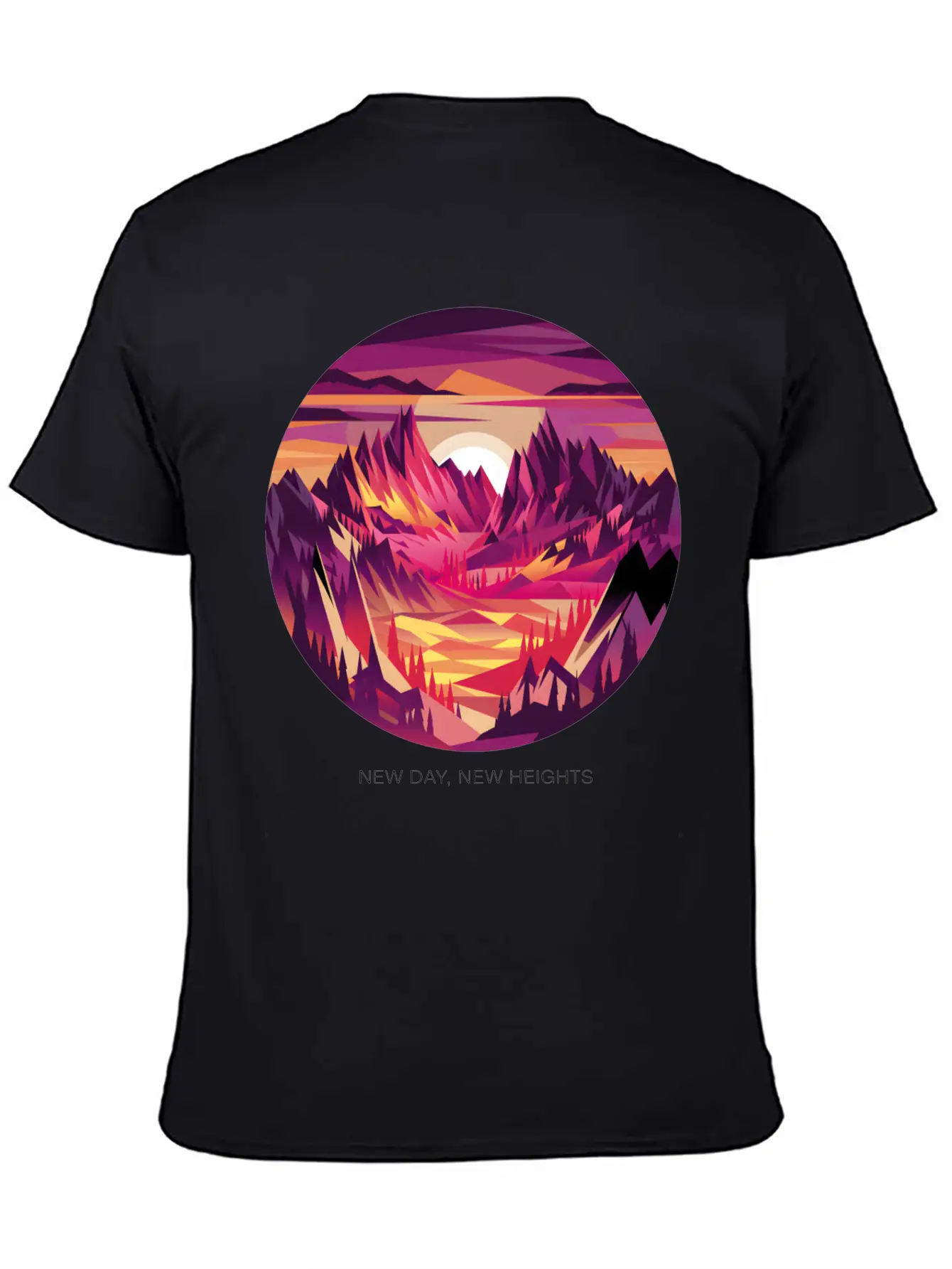 New Day, New Heights Stylish Everyday T-Shirt – Unisex Basic Cotton Tee
