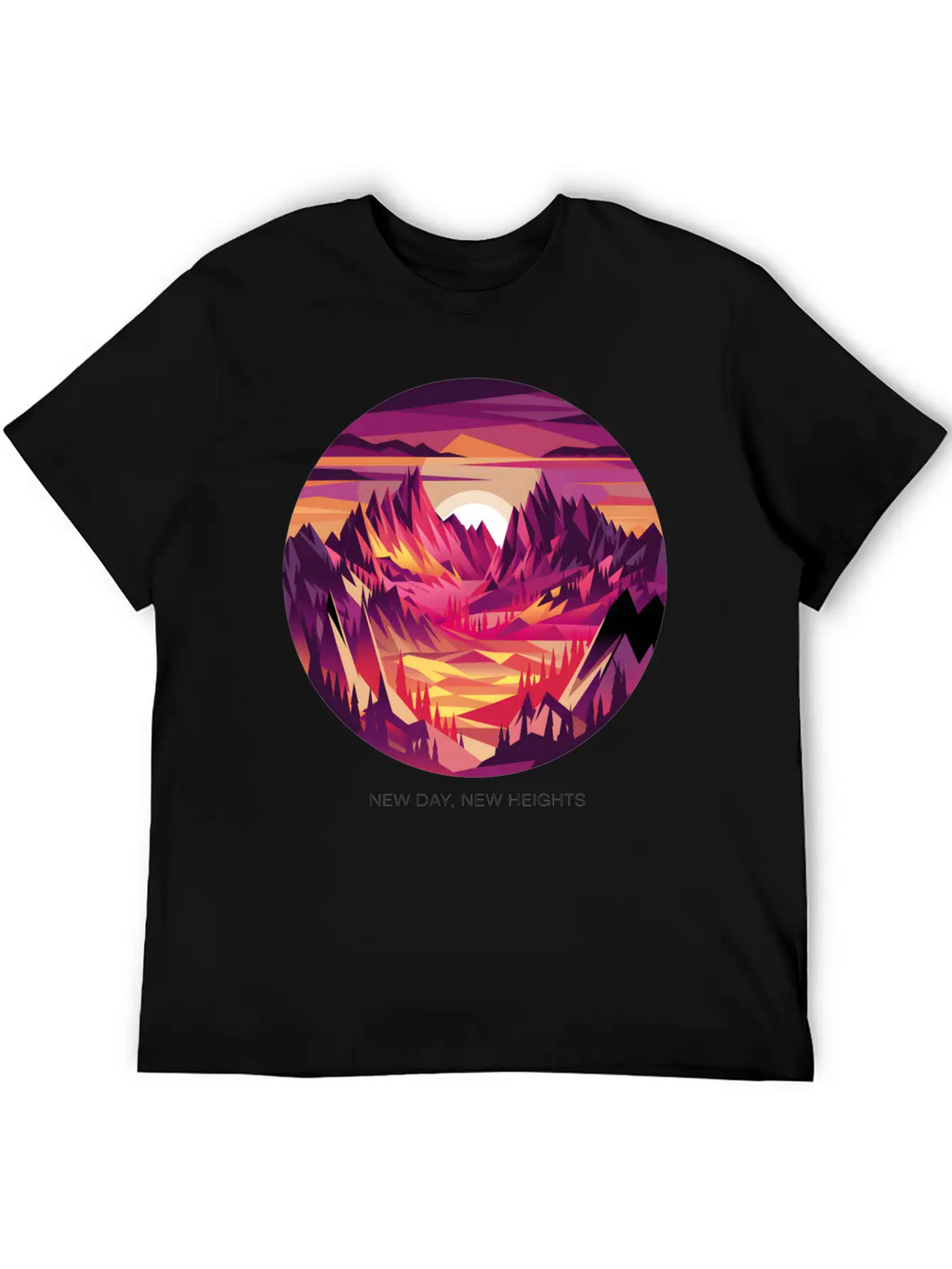 New Day, New Heights Stylish Everyday T-Shirt – Unisex Basic Cotton Tee