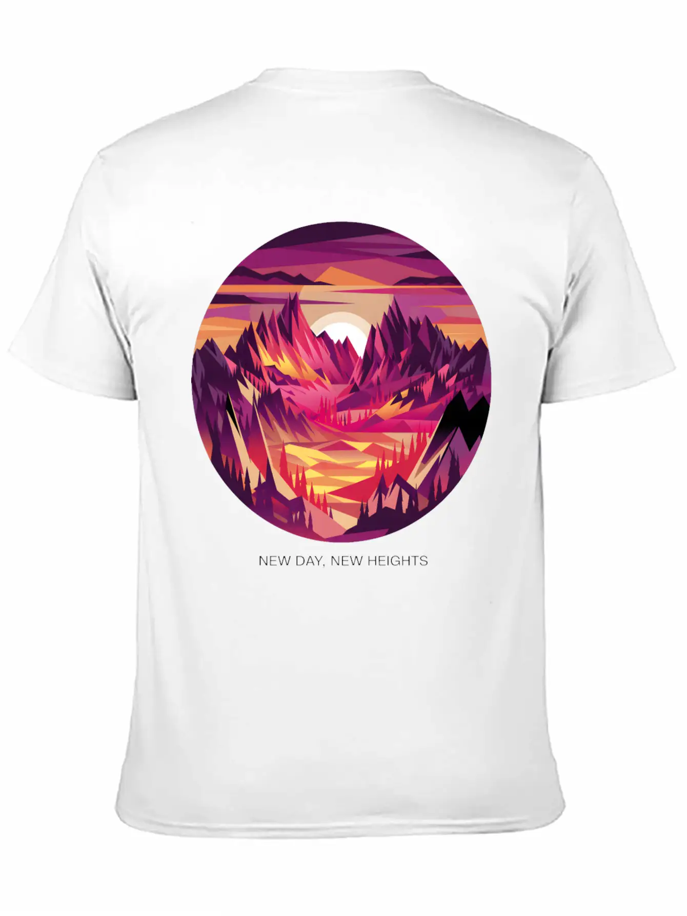 New Day, New Heights Stylish Everyday T-Shirt – Unisex Basic Cotton Tee