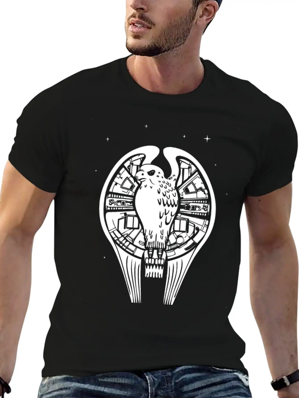 New Design Fastest Falcon In The Universe Essential Cotton Tee For Daily Outfits – Unisex Style