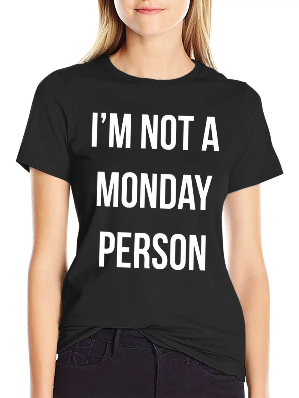 New Design IM NOT A MONDAY PERSON Essential Cotton Tee For Daily Outfits – Unisex Style