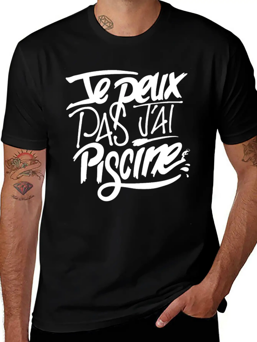 New Design Je Peux Pas J Ai Piscine Best Seller Classic Cotton Tee – Unisex Comfort For Any Season
