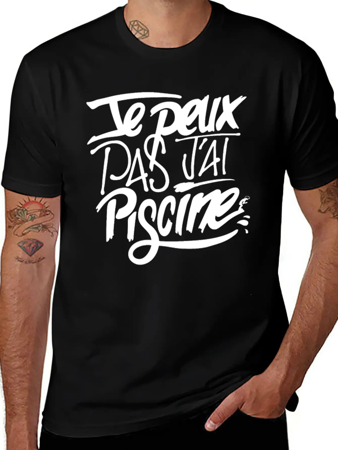 New Design Je Peux Pas J Ai Piscine Best Seller Classic Cotton Tee – Unisex Comfort For Any Season