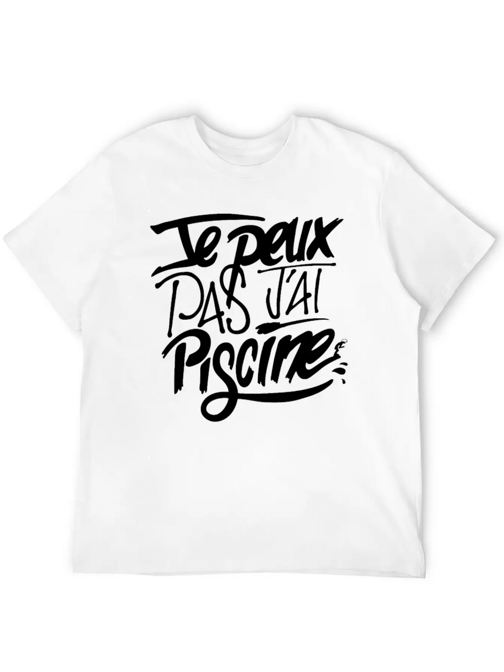 New Design Je Peux Pas J Ai Piscine Best Seller Classic Cotton Tee – Unisex Comfort For Any Season
