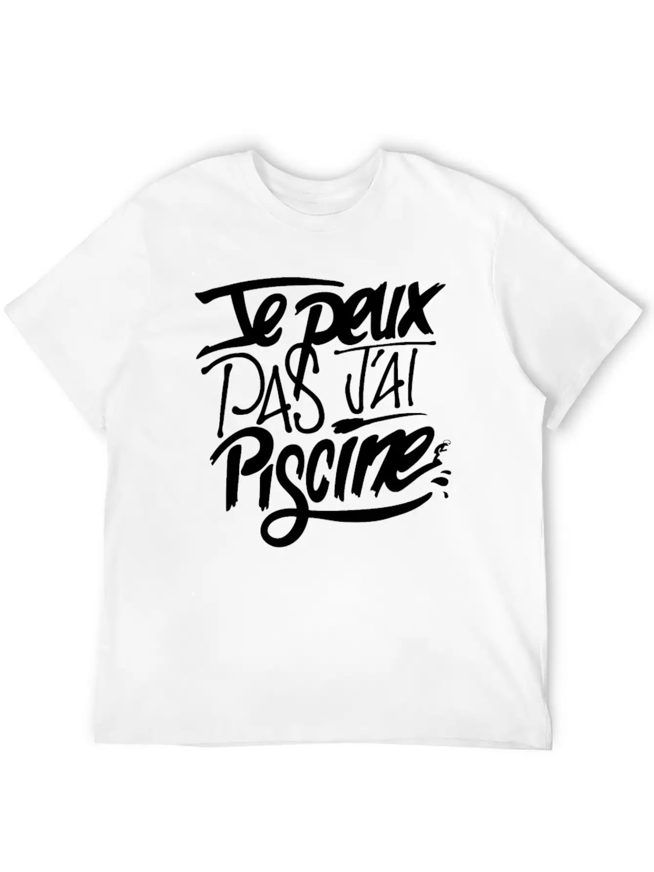 New Design Je Peux Pas J Ai Piscine Best Seller Classic Cotton Tee – Unisex Comfort For Any Season
