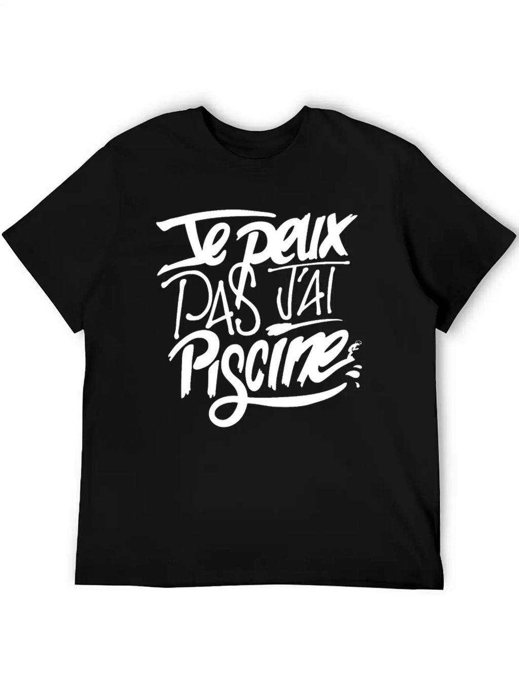 New Design Je Peux Pas J Ai Piscine Best Seller Classic Cotton Tee – Unisex Comfort For Any Season