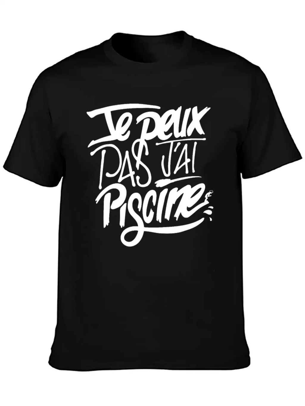 New Design Je Peux Pas J Ai Piscine Best Seller Classic Cotton Tee – Unisex Comfort For Any Season