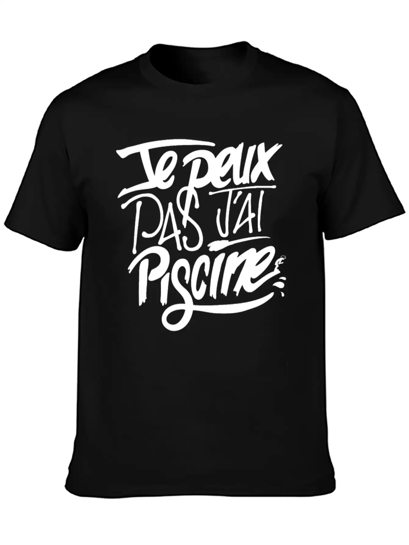 New Design Je Peux Pas J Ai Piscine Best Seller Classic Cotton Tee – Unisex Comfort For Any Season