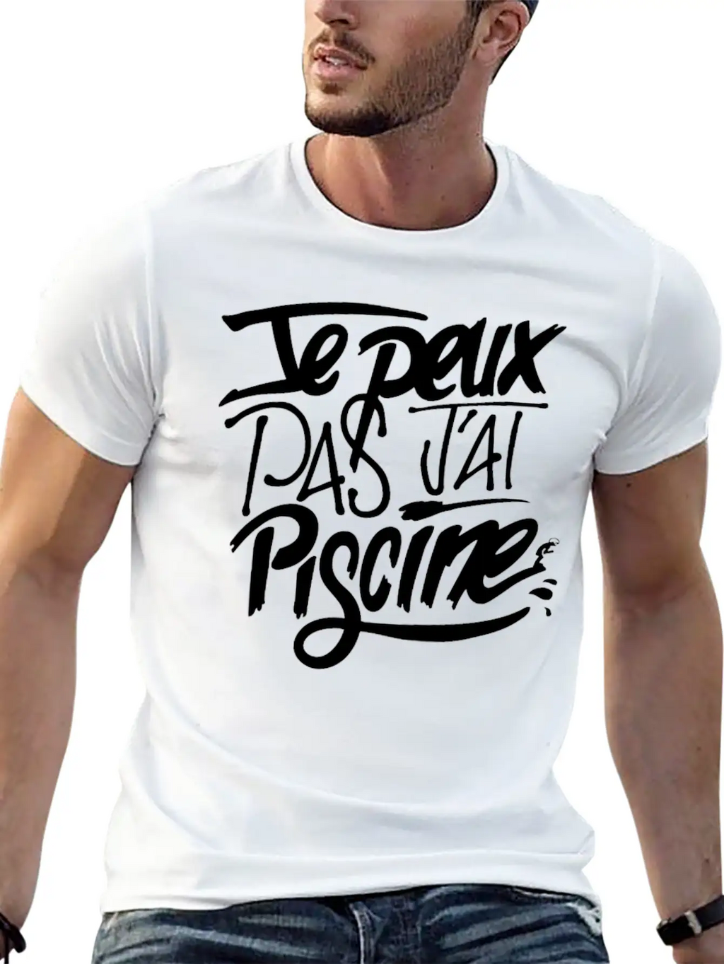 New Design Je Peux Pas J Ai Piscine Best Seller Classic Cotton Tee – Unisex Comfort For Any Season