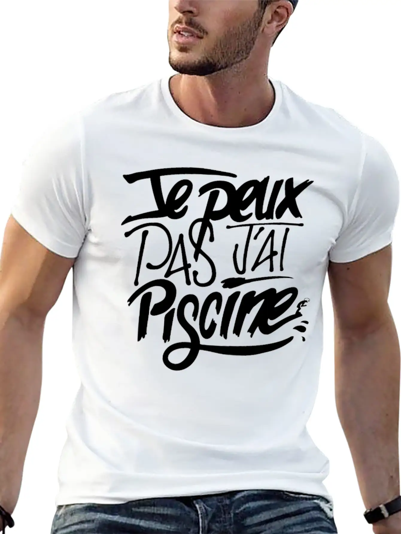 New Design Je Peux Pas J Ai Piscine Best Seller Classic Cotton Tee – Unisex Comfort For Any Season