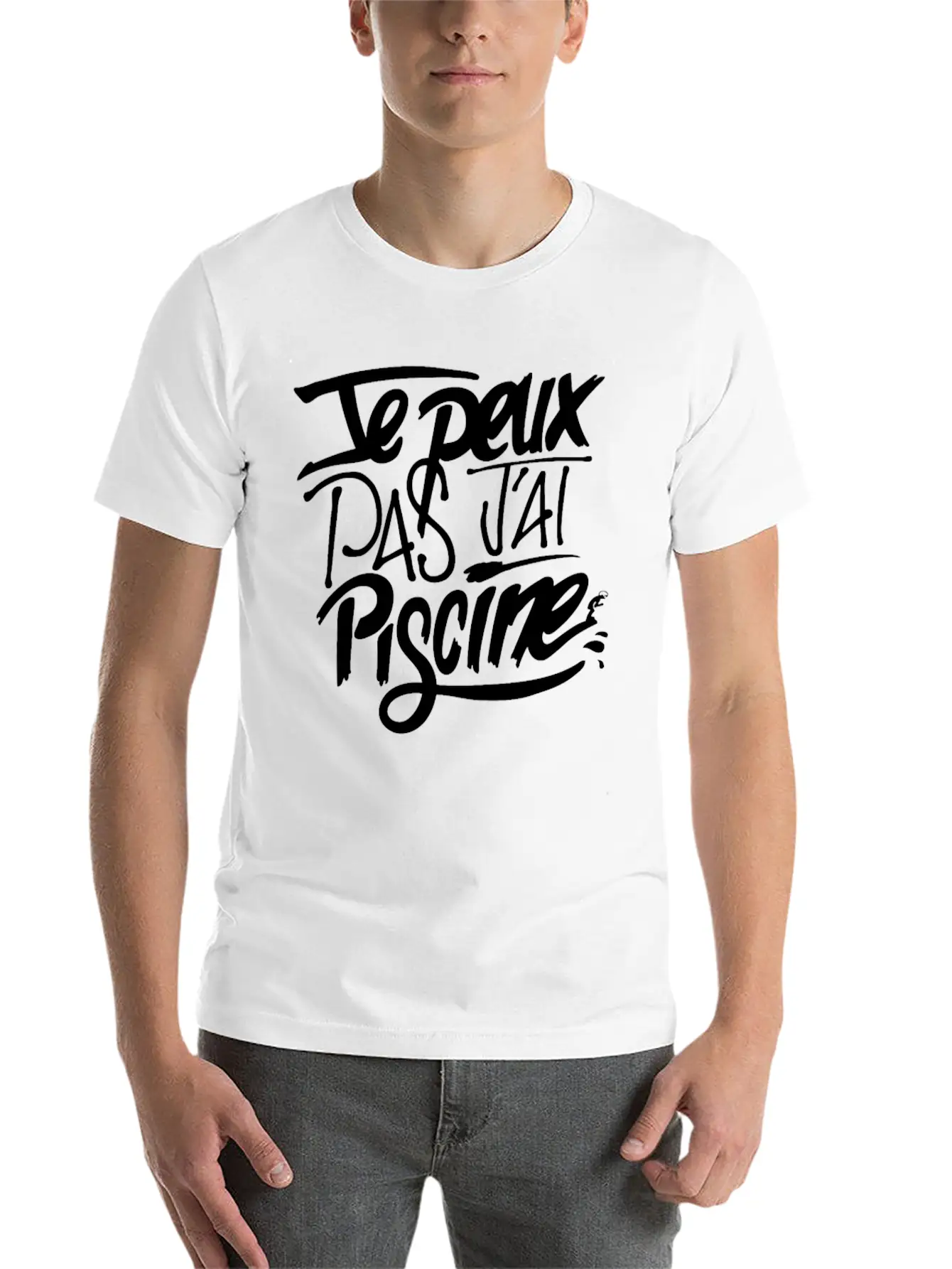 New Design Je Peux Pas J Ai Piscine Best Seller Classic Cotton Tee – Unisex Comfort For Any Season