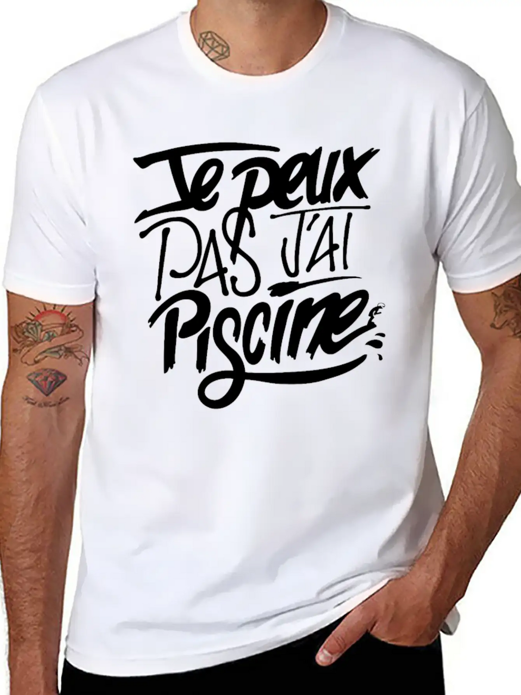 New Design Je Peux Pas J Ai Piscine Best Seller Classic Cotton Tee – Unisex Comfort For Any Season