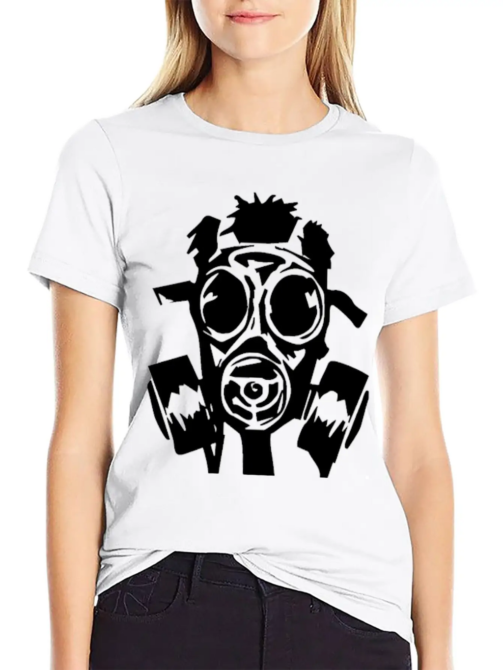 New Gas Mask Breathable Graphic T-Shirt – Perfect For Casual Days