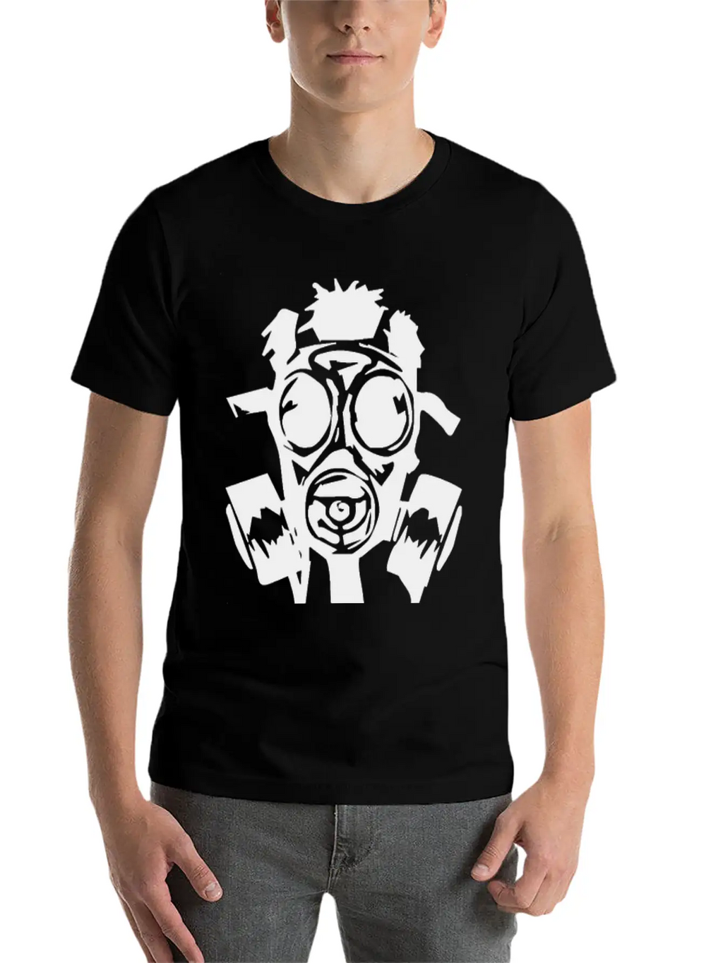 New Gas Mask Breathable Graphic T-Shirt – Perfect For Casual Days