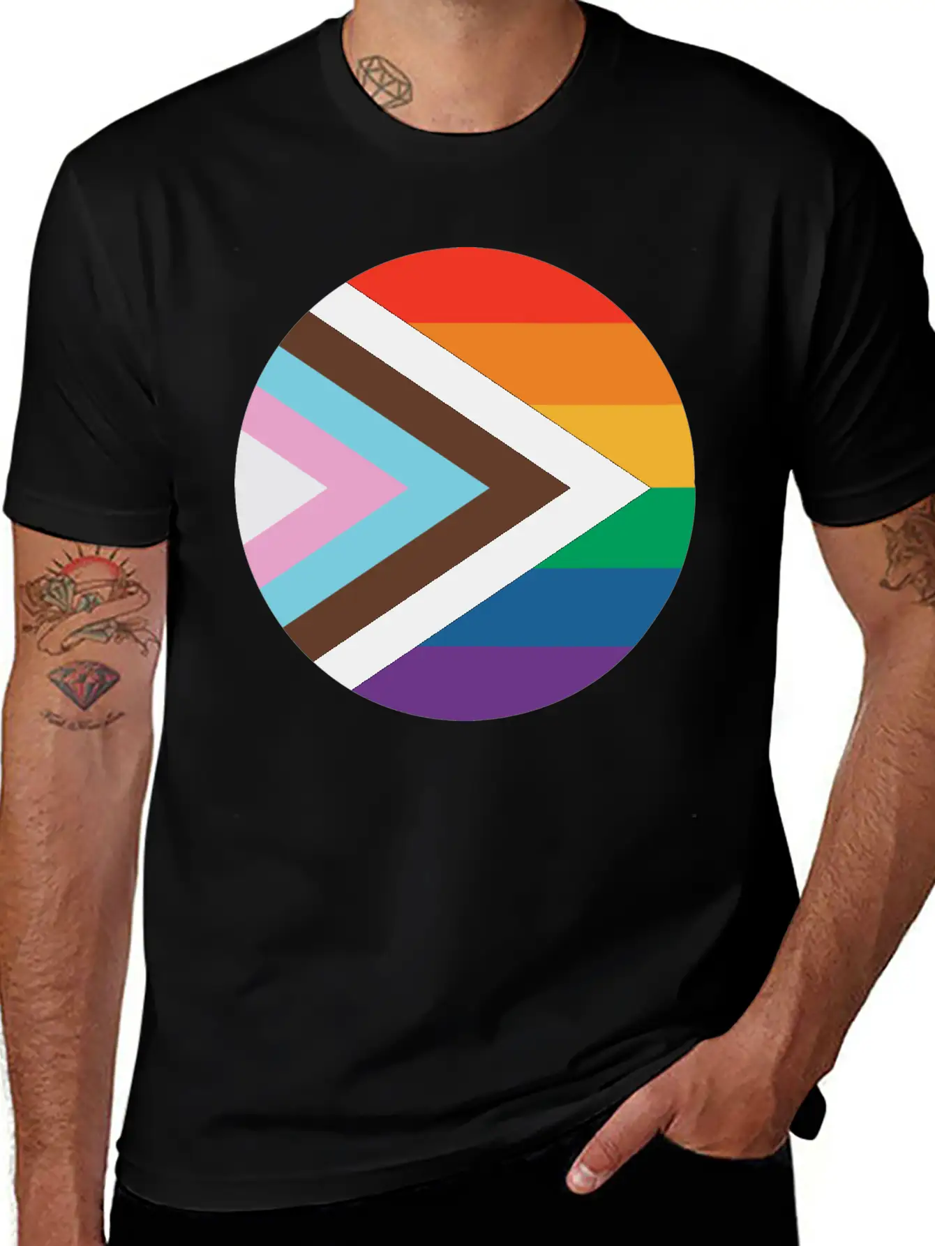 New Pride Flag Timeless Short Sleeve Tee – Comfy And Minimalist Design