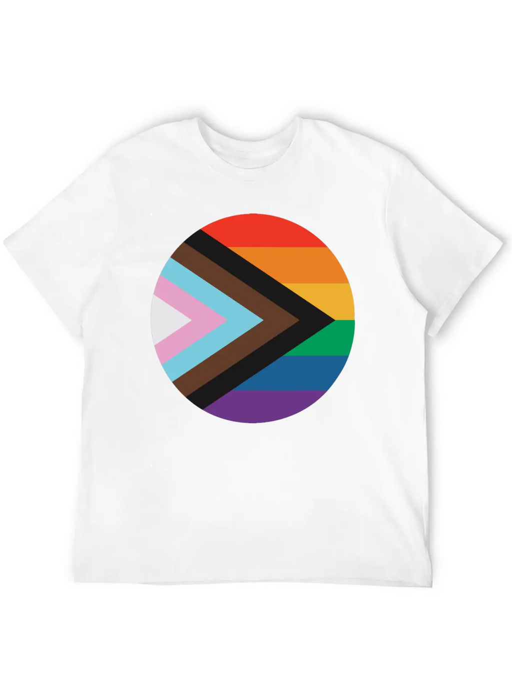New Pride Flag Timeless Short Sleeve Tee – Comfy And Minimalist Design
