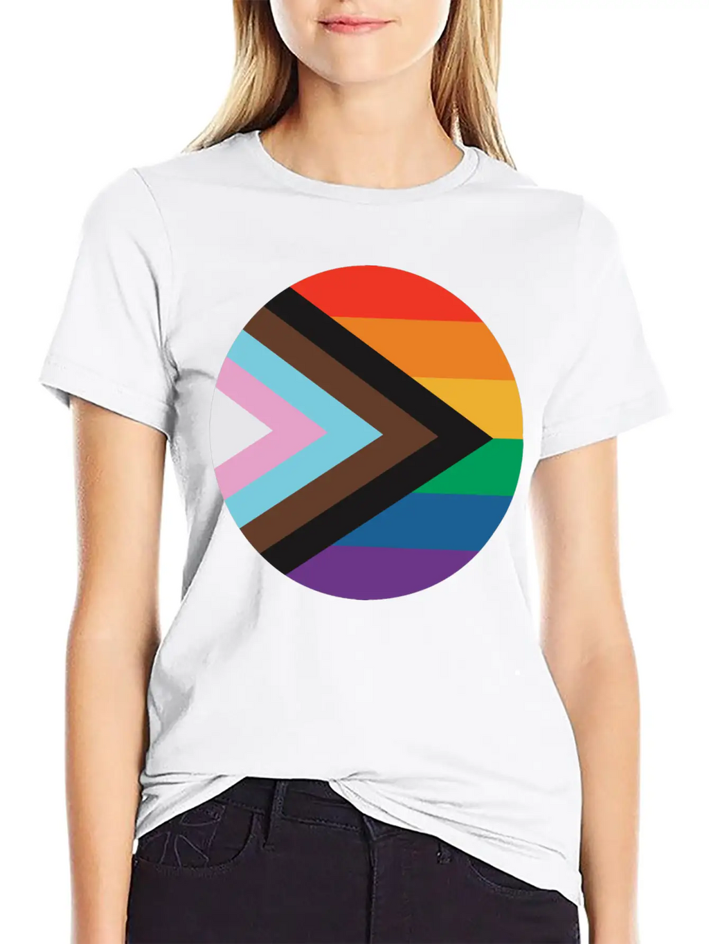 New Pride Flag Timeless Short Sleeve Tee – Comfy And Minimalist Design
