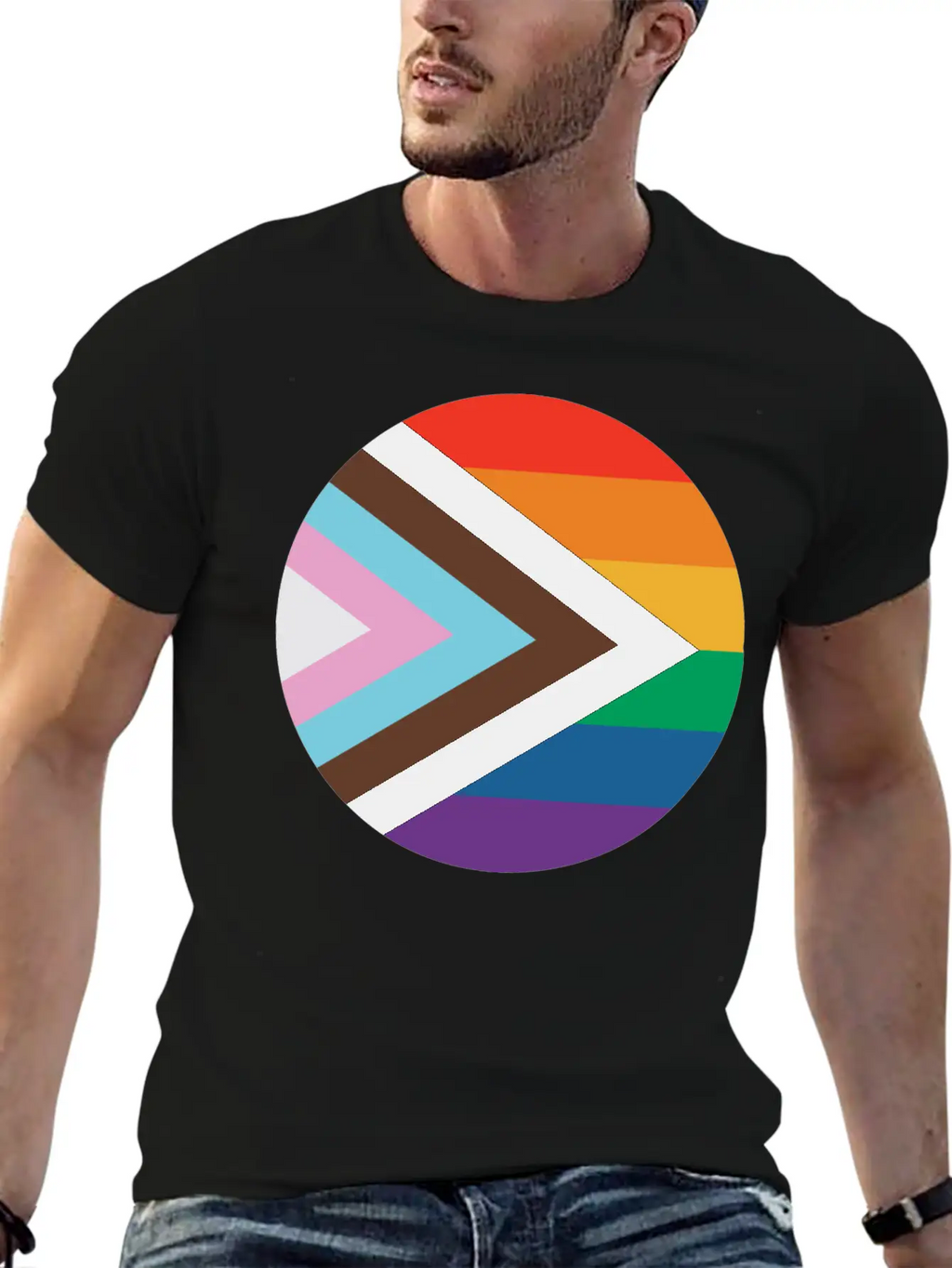 New Pride Flag Timeless Short Sleeve Tee – Comfy And Minimalist Design