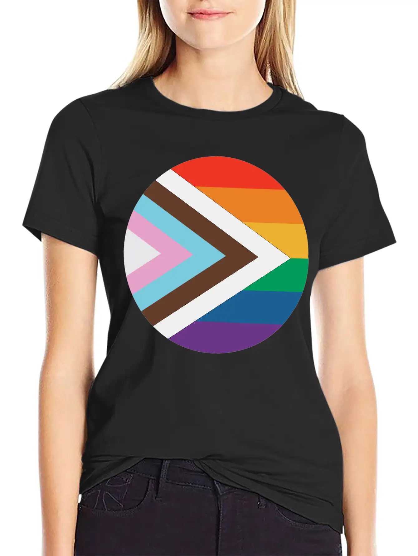 New Pride Flag Timeless Short Sleeve Tee – Comfy And Minimalist Design