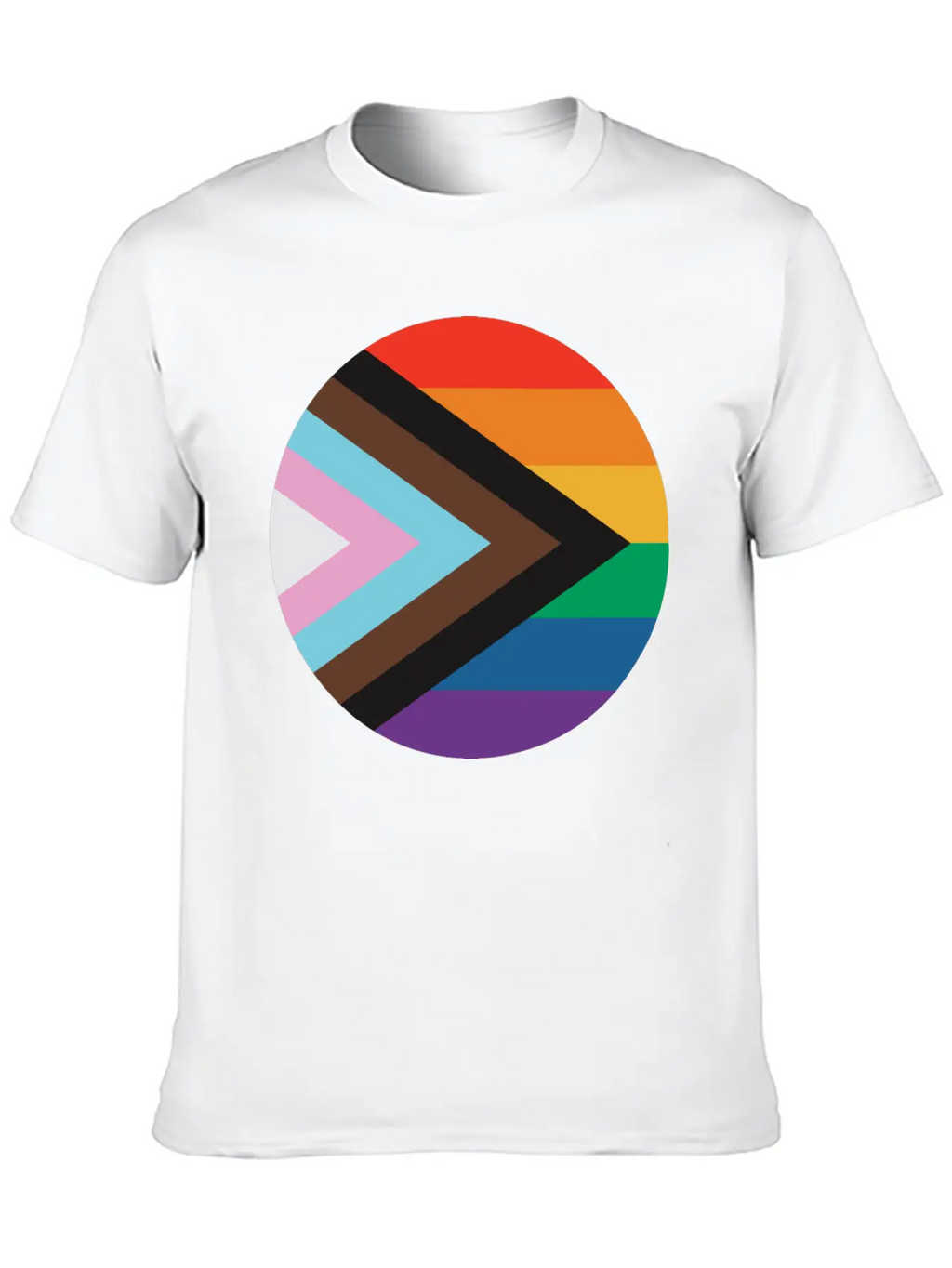 New Pride Flag Timeless Short Sleeve Tee – Comfy And Minimalist Design