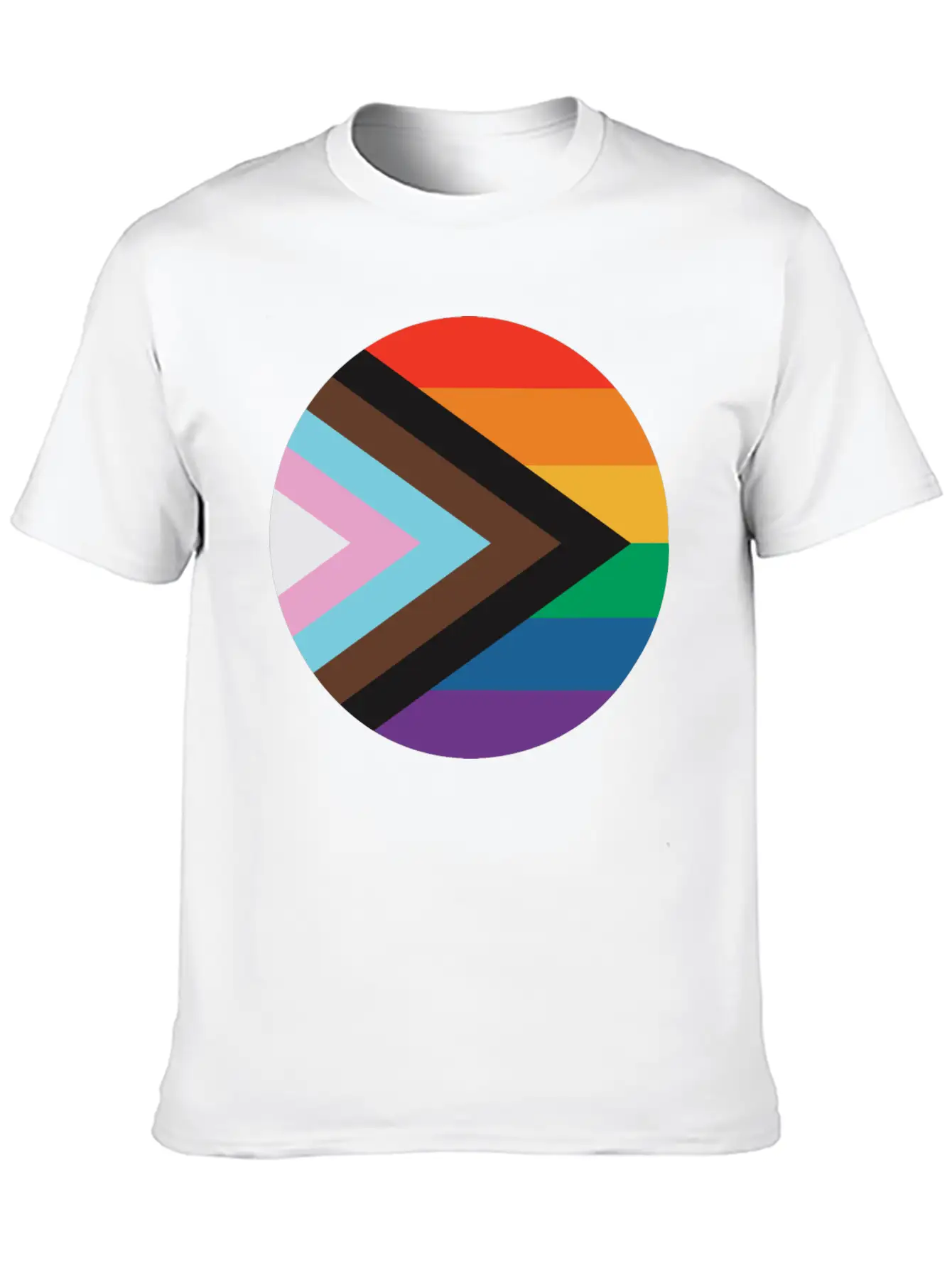 New Pride Flag Timeless Short Sleeve Tee – Comfy And Minimalist Design