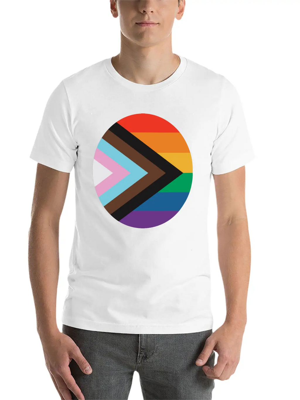 New Pride Flag Timeless Short Sleeve Tee – Comfy And Minimalist Design
