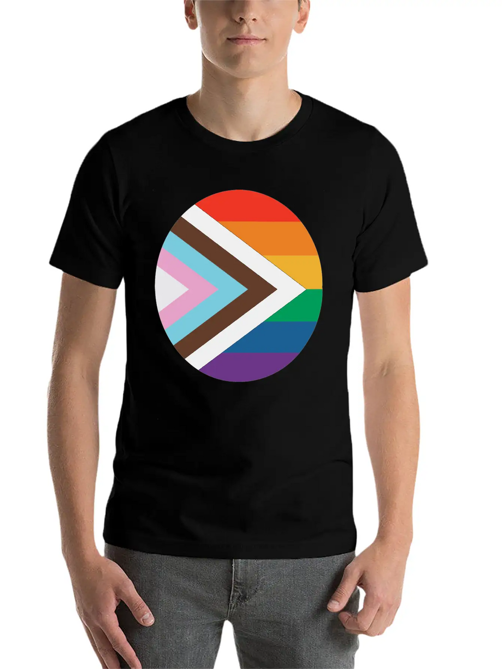 New Pride Flag Timeless Short Sleeve Tee – Comfy And Minimalist Design