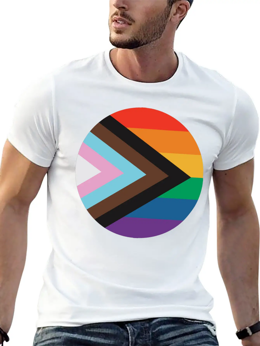 New Pride Flag Timeless Short Sleeve Tee – Comfy And Minimalist Design