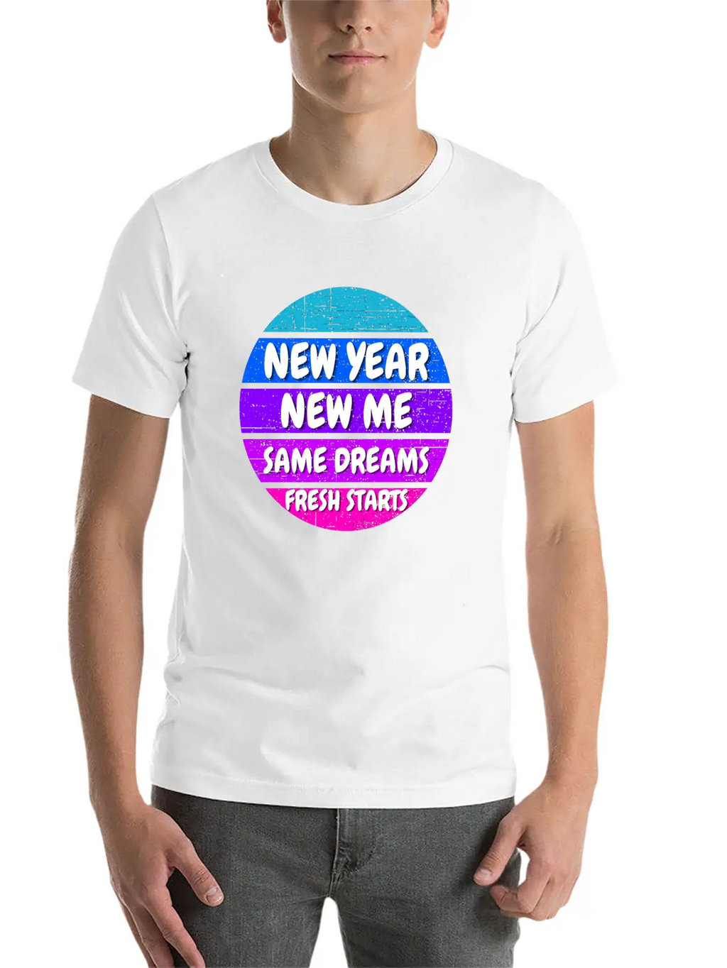 New Year Self Motivation Quote Basic Graphic T-Shirt – Daily Comfort In Soft Cotton